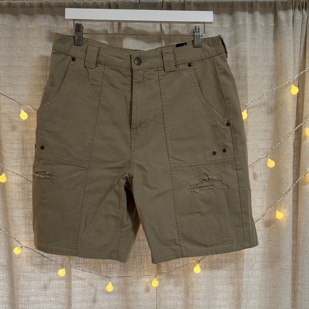 Zara Women's Olive Cargo Shorts